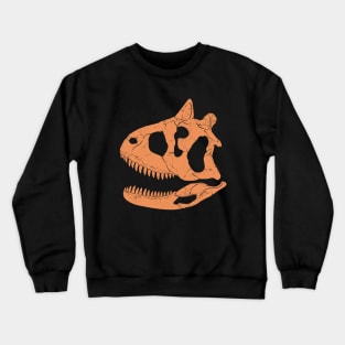 Carnotaurus fossil skull Crewneck Sweatshirt